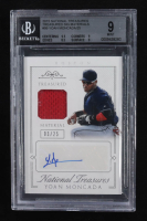 Yoan Moncada 2015 Panini National Treasures Treasured Signature Materials #99 #3/25 RC (BGS 9 | Auto Grade 10) at PristineAuction.com