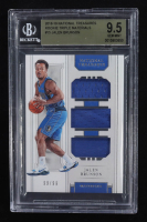 Jalen Brunson 2018-19 Panini National Treasures Rookie Triple Materials #15 #99/99 RC (BGS 9.5) at PristineAuction.com