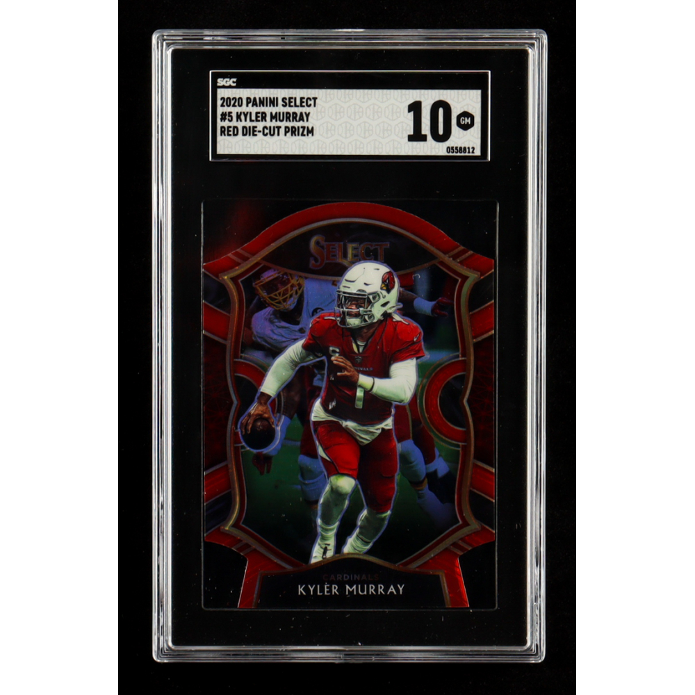 Kyler Murray 2020 Select Prizm Red Die Cut #5 (SGC 10) at PristineAuction.com