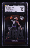 LeBron James 2023-24 Panini Mosaic Jam Masters #14 (CGC 10) at PristineAuction.com