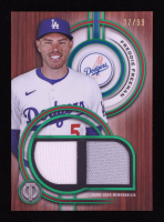 Freddie Freeman 2025 Topps Tribute Dual Relics Green #DRFF #17/99 at PristineAuction.com