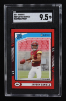 Jayden Daniels 2024 Donruss Press Proof Red #389 RR RC (SGC 9.5) at PristineAuction.com
