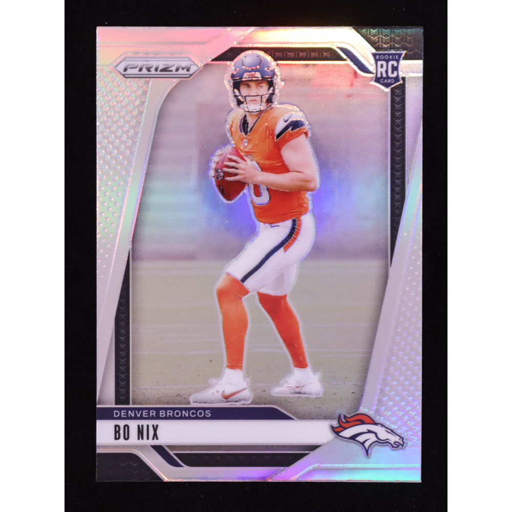 Bo Nix 2024 Panini Prizm Silver #309 RC at PristineAuction.com
