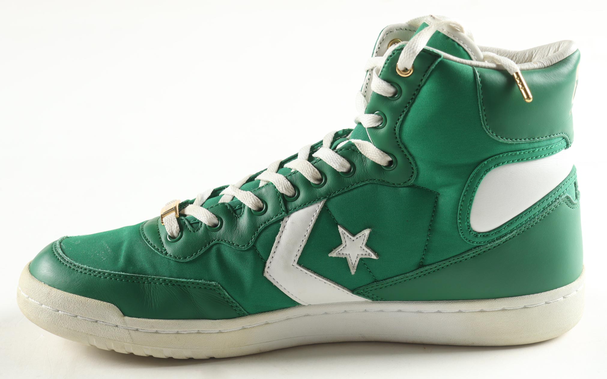 Larry Bird Signed Converse Retired Special Edition 1984 Celtics Championship Basketball Shoe in Wood & Glass Display Case (PSA) at PristineAuction.com Larry Bird Signed Converse Retired Special Edition 1984 Celtics Championship Basketball Shoe in Wood & Glass Display Case (PSA) at PristineAuction.com