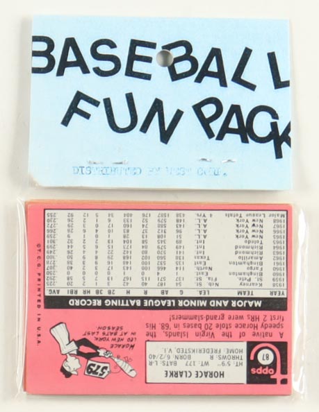 1969 Topps Baseball Card Fun Pack with (10) Cards at PristineAuction.com 1969 Topps Baseball Card Fun Pack with (10) Cards at PristineAuction.com