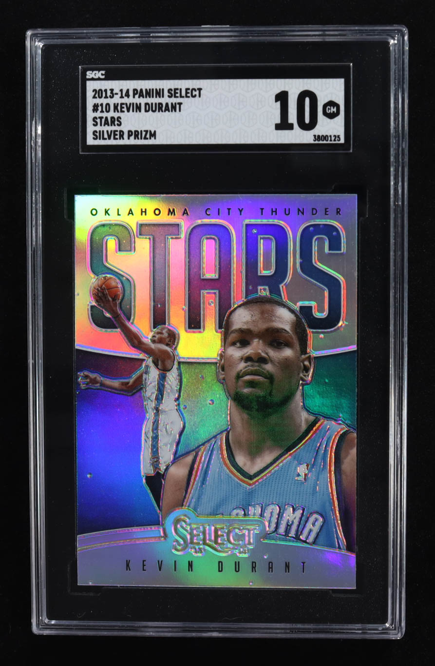 Kevin Durant 2013-14 Select Stars Prizms #10 (SGC 10) at PristineAuction.com Kevin Durant 2013-14 Select Stars Prizms #10 (SGC 10) at PristineAuction.com