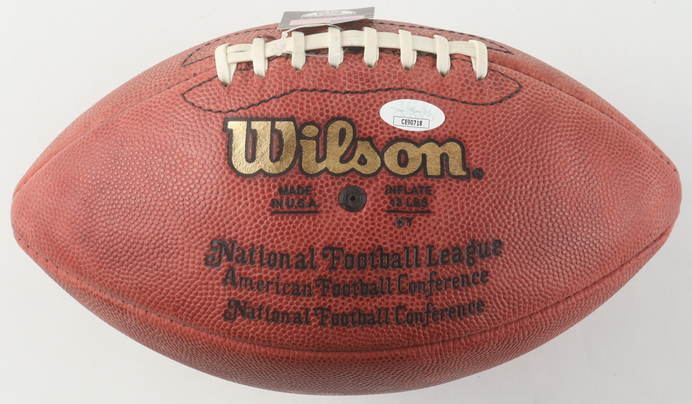 Peyton Manning Signed NFL Football Inscribed "2004 MVP 49 TDs" (JSA) at PristineAuction.com Peyton Manning Signed NFL Football Inscribed "2004 MVP 49 TDs" (JSA) at PristineAuction.com