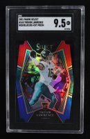 Trevor Lawrence 2021 Select Prizm Red & Blue Die Cut #143 RC (SGC 9.5) at PristineAuction.com