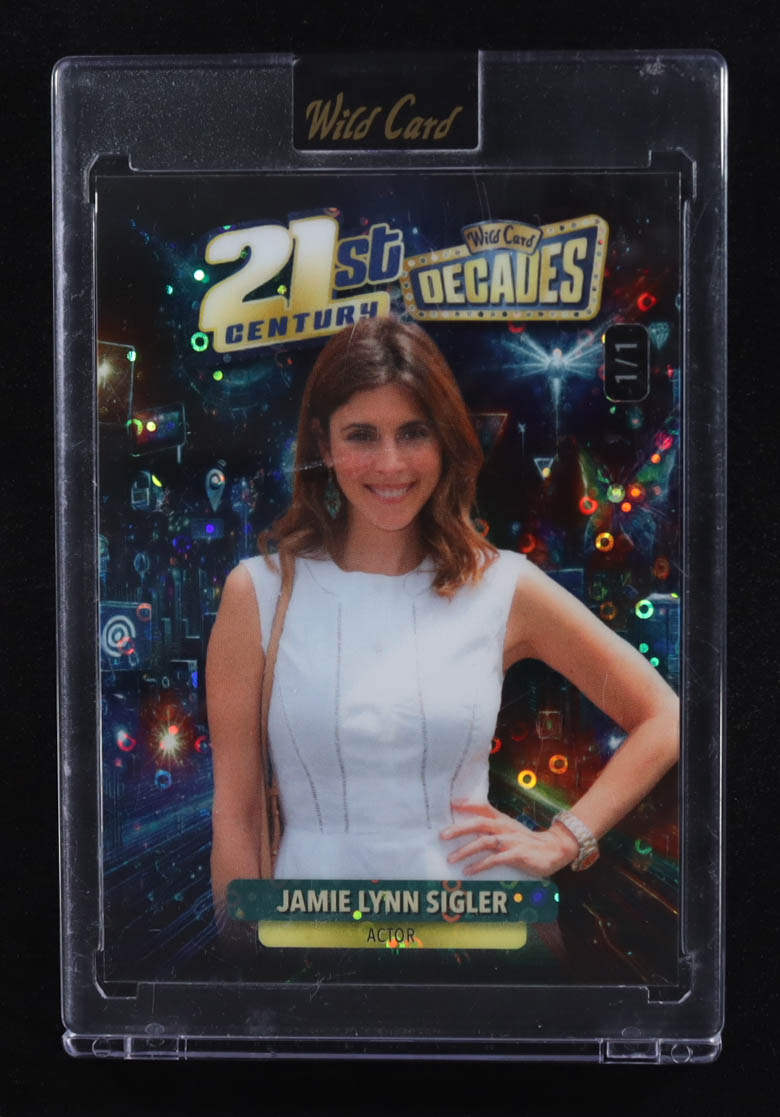 Jamie Lynn Sigler 2024 Wild Card Decades 21st Century Blue Donut Circles #D121B4-JS #1/1 at PristineAuction.com Jamie Lynn Sigler 2024 Wild Card Decades 21st Century Blue Donut Circles #D121B4-JS #1/1 at PristineAuction.com