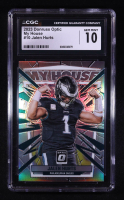 Jalen Hurts 2023 Donruss Optic My House! #10 (CGC 10) at PristineAuction.com