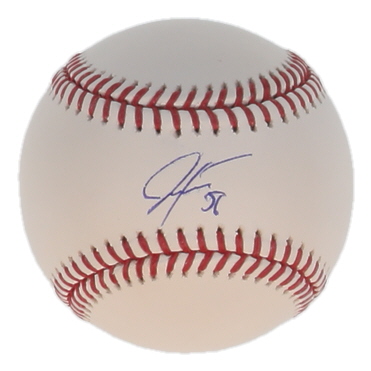 Justin Foscue Signed OML Baseball (JSA) at PristineAuction.com Justin Foscue Signed OML Baseball (JSA) at PristineAuction.com