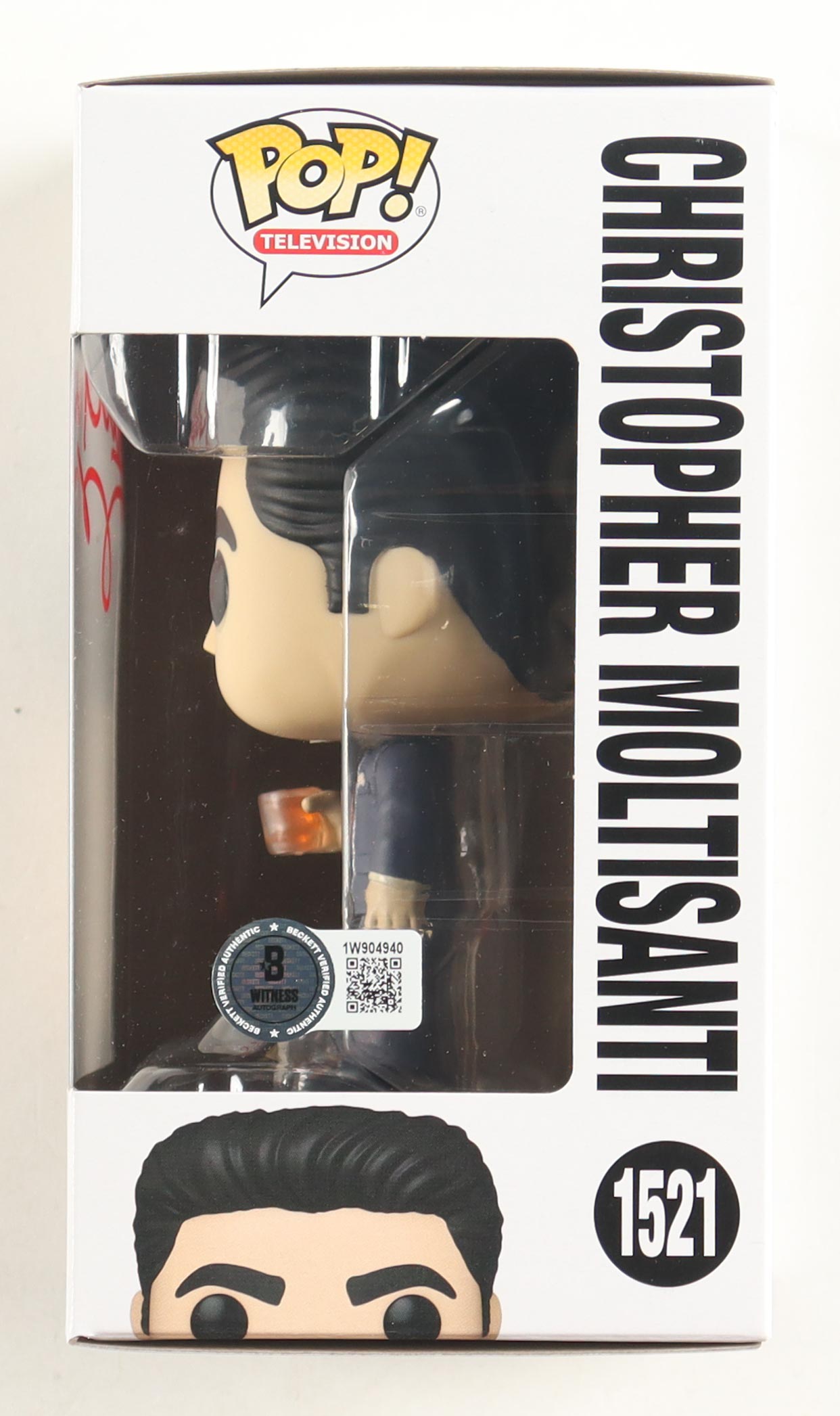 Michael Imperioli Signed "The Sopranos" #1521 Christopher Moltisanti Funko Pop! Vinyl Figure (Beckett) at PristineAuction.com Michael Imperioli Signed "The Sopranos" #1521 Christopher Moltisanti Funko Pop! Vinyl Figure (Beckett) at PristineAuction.com