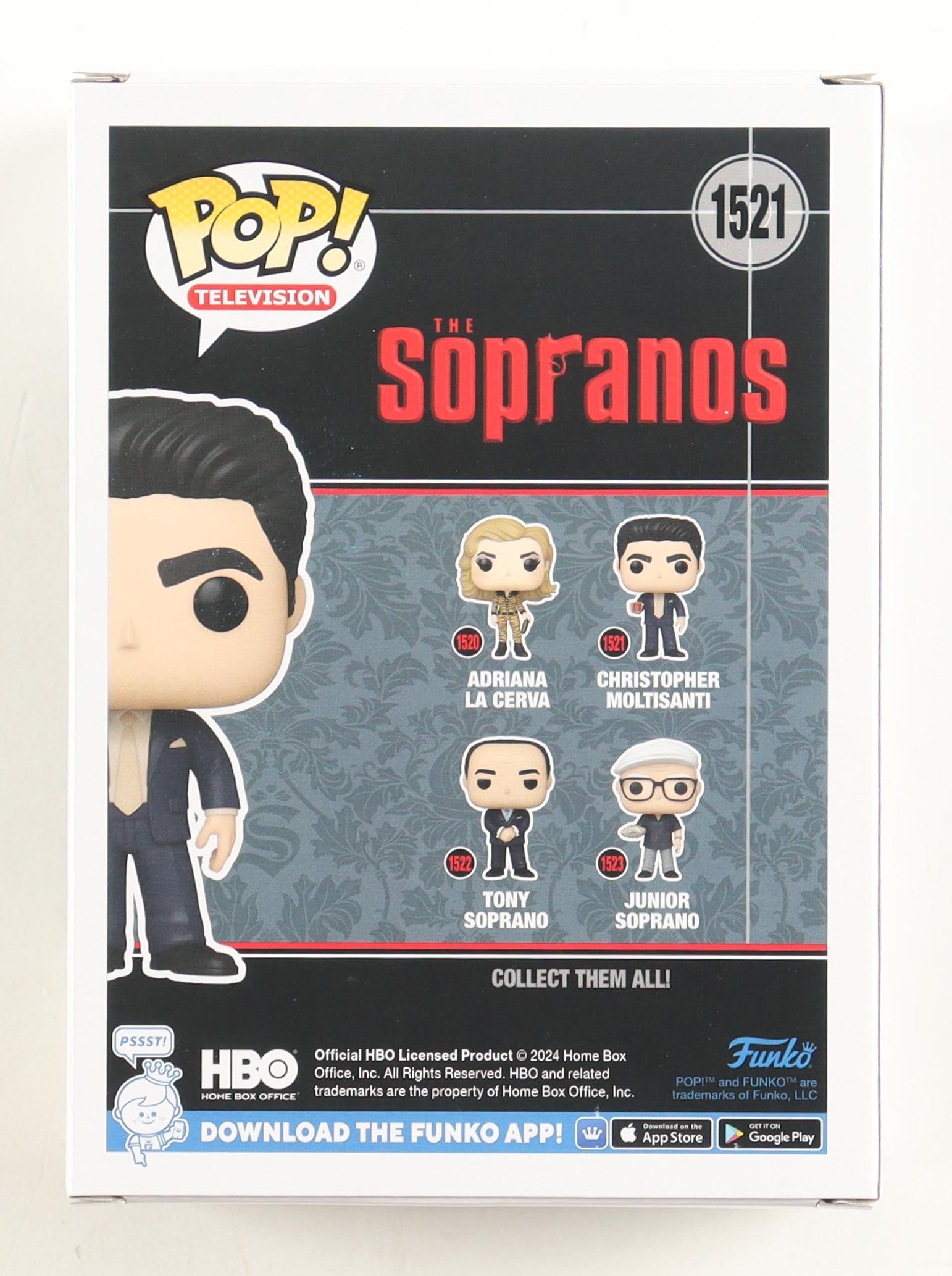 Michael Imperioli Signed "The Sopranos" #1521 Christopher Moltisanti Funko Pop! Vinyl Figure (Beckett) at PristineAuction.com Michael Imperioli Signed "The Sopranos" #1521 Christopher Moltisanti Funko Pop! Vinyl Figure (Beckett) at PristineAuction.com