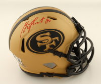 Garrison Hearst Signed 49ers Rave Alternate Speed Mini Helmet (Beckett) at PristineAuction.com