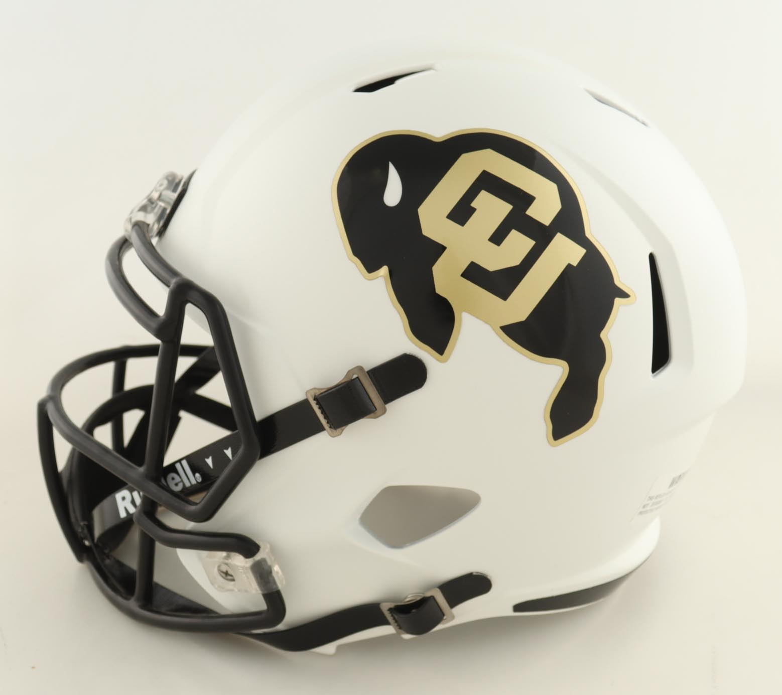 Deion Sanders Signed Colorado Buffaloes Full-Size Speed Helmet (Beckett) at PristineAuction.com Deion Sanders Signed Colorado Buffaloes Full-Size Speed Helmet (Beckett) at PristineAuction.com