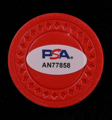 Matt Damon Signed Poker Chip (PSA) at PristineAuction.com Matt Damon Signed Poker Chip (PSA) at PristineAuction.com