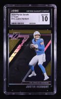 Justin Herbert 2024 Zenith Z-Team #16 (CGC 10) at PristineAuction.com