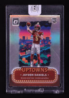Jayden Daniels 2024 Panini Donruss Optic Uptowns Prizm #2 RC at PristineAuction.com