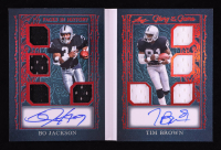 Bo Jackson / Tim Brown 2025 Glory of the Game Pages In History #PH-1 at PristineAuction.com