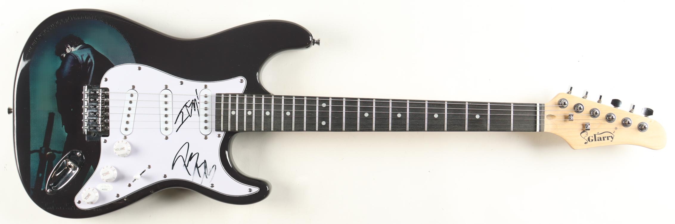 Post Malone & Jelly Roll Signed 39" Glarry Electric Guitar (JSA) at PristineAuction.com Post Malone & Jelly Roll Signed 39" Glarry Electric Guitar (JSA) at PristineAuction.com