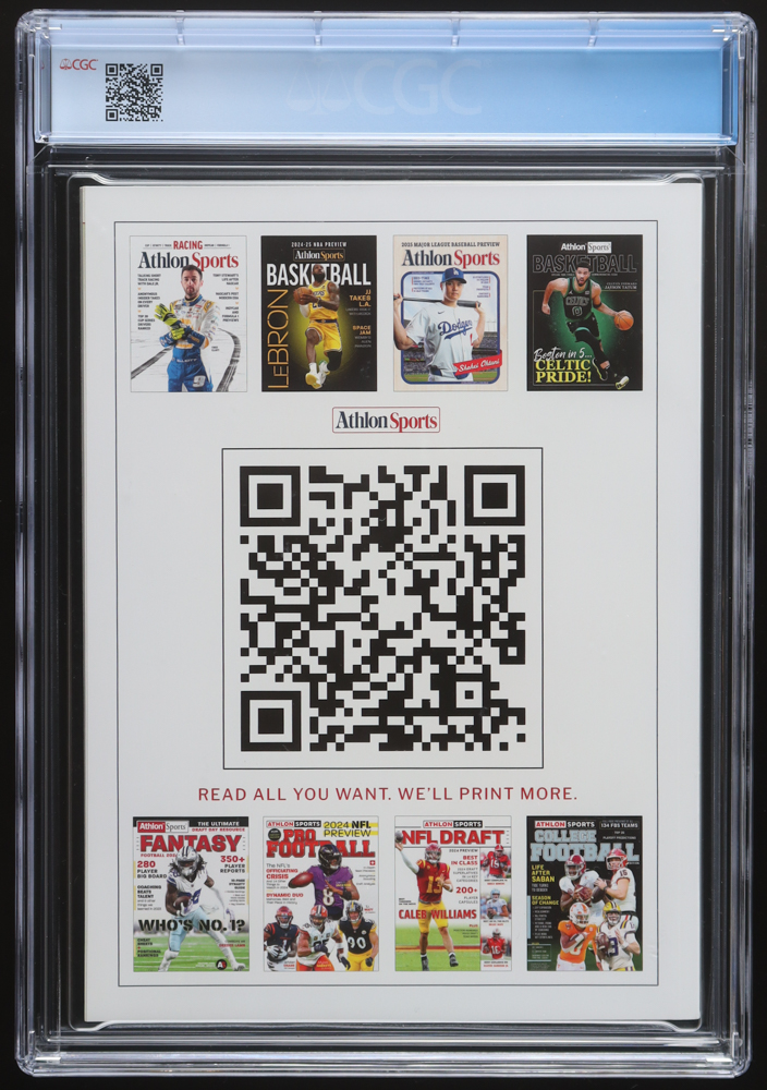 2025 Athlon Sports Baseball A360 Media Magazine (CGC 9.6) at PristineAuction.com 2025 Athlon Sports Baseball A360 Media Magazine (CGC 9.6) at PristineAuction.com