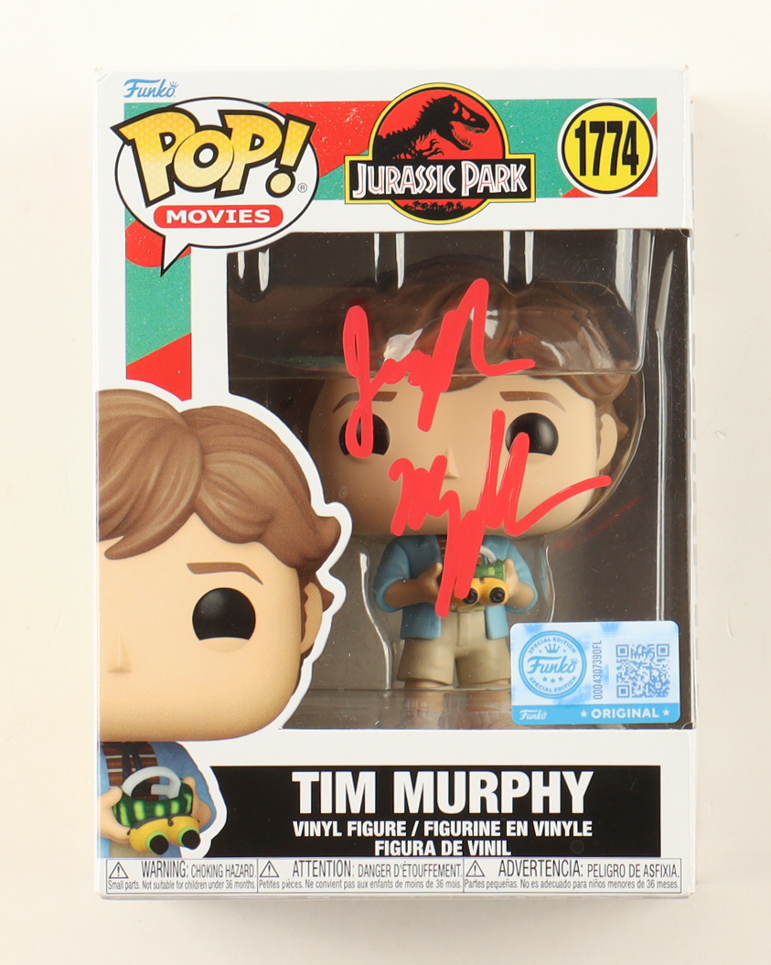 Joseph Mazzello Signed "Jurassic Park" #1774 Tim Murphy Funko Pop! Vinyl Figure (JSA) at PristineAuction.com Joseph Mazzello Signed "Jurassic Park" #1774 Tim Murphy Funko Pop! Vinyl Figure (JSA) at PristineAuction.com