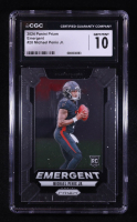 Michael Penix Jr. 2024 Panini Prizm Emergent #20 RC (CGC 10) at PristineAuction.com