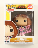 Luci Christian Signed My Hero Academia #251 Ochaco Funko Pop! Vinyl Figure Inscribed "Ochaco!" (JSA) at PristineAuction.com