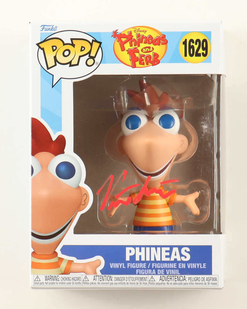 Vincent Martella Signed "Phineas and Ferb" #1629 Phineas Funko Pop! Vinyl Figure (JSA) at PristineAuction.com Vincent Martella Signed "Phineas and Ferb" #1629 Phineas Funko Pop! Vinyl Figure (JSA) at PristineAuction.com