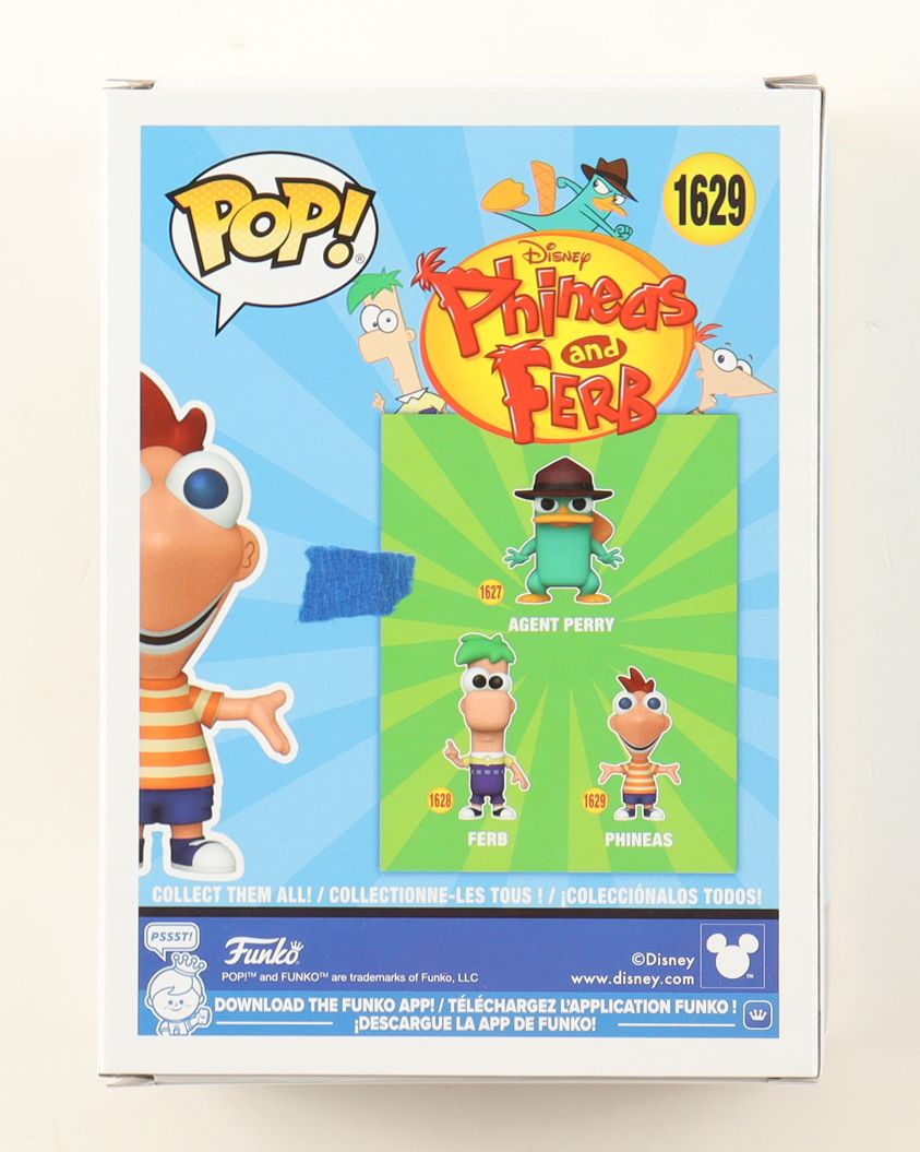 Vincent Martella Signed "Phineas and Ferb" #1629 Phineas Funko Pop! Vinyl Figure (JSA) at PristineAuction.com Vincent Martella Signed "Phineas and Ferb" #1629 Phineas Funko Pop! Vinyl Figure (JSA) at PristineAuction.com