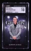Aaron Judge 2025 Topps Celebration Gameday Drip #GD-6 (CGC 10) at PristineAuction.com