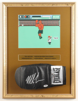 Mike Tyson Signed "Punch-Out!!" Custom Framed Everlast Boxing Glove Display (PSA & Tyson) at PristineAuction.com