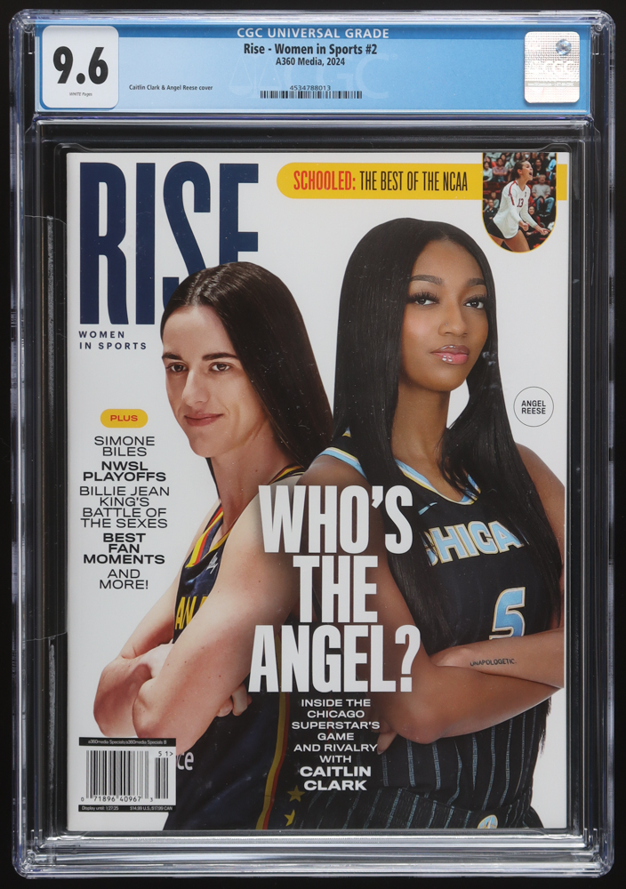 2024 Rise - Women In Sports #2 A360 Media Magazine (CGC 9.6) at PristineAuction.com 2024 Rise - Women In Sports #2 A360 Media Magazine (CGC 9.6) at PristineAuction.com