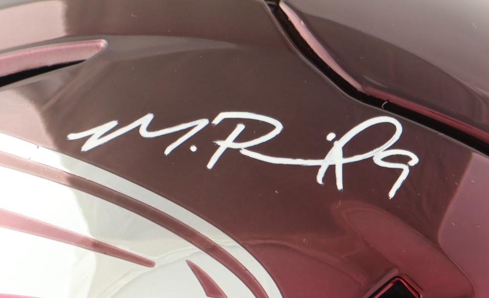 Michael Penix Jr. Signed Falcons Full-Size Authentic On-Field Chrome Alternate SpeedFlex Helmet (Beckett) at PristineAuction.com Michael Penix Jr. Signed Falcons Full-Size Authentic On-Field Chrome Alternate SpeedFlex Helmet (Beckett) at PristineAuction.com