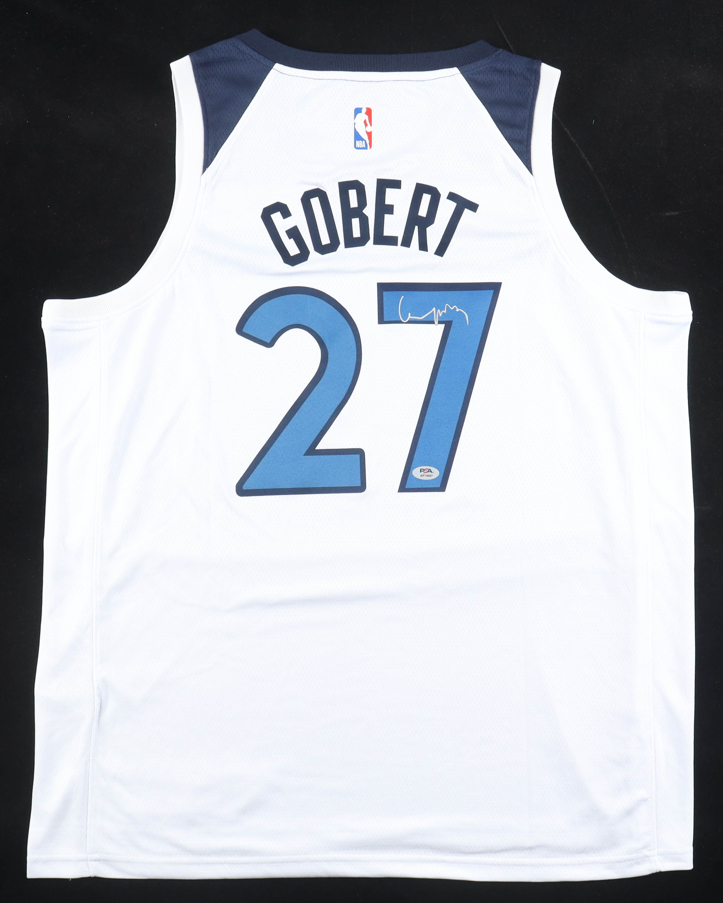 Rudy Gobert Signed Timberwolves Nike Authentic Jersey (PSA) at PristineAuction.com Rudy Gobert Signed Timberwolves Nike Authentic Jersey (PSA) at PristineAuction.com