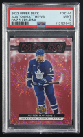 Auston Matthews 2023 Upper Deck Extended Series Dazzlers Pink #DZ144 RC (PSA 9) at PristineAuction.com
