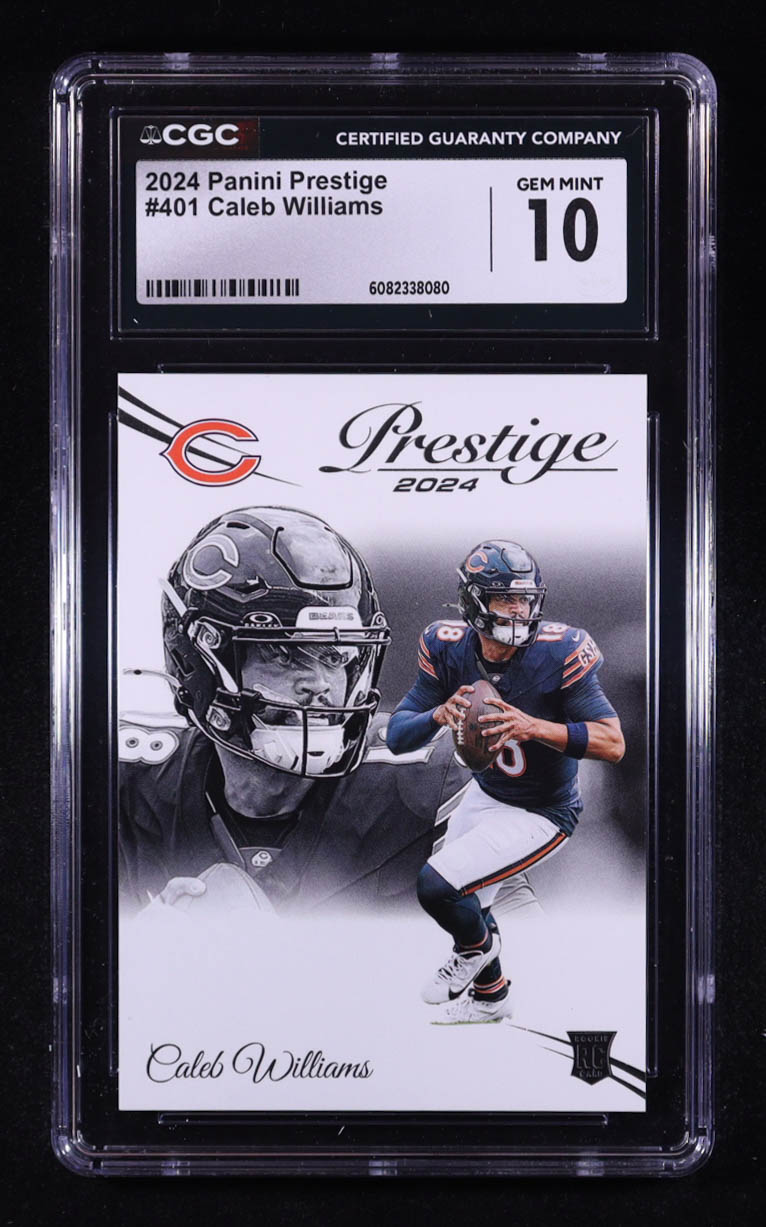 Caleb Williams 2024 Panini Prestige #401 RC (CGC 10) at PristineAuction.com Caleb Williams 2024 Panini Prestige #401 RC (CGC 10) at PristineAuction.com
