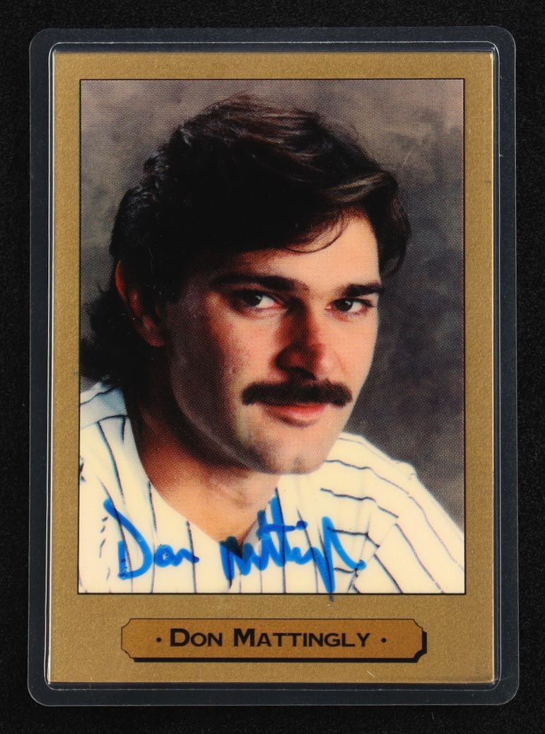 Don Mattingly Signed 1994 PM Cards Gold Masters Of Baseball #1 (Schulte) at PristineAuction.com Don Mattingly Signed 1994 PM Cards Gold Masters Of Baseball #1 (Schulte) at PristineAuction.com