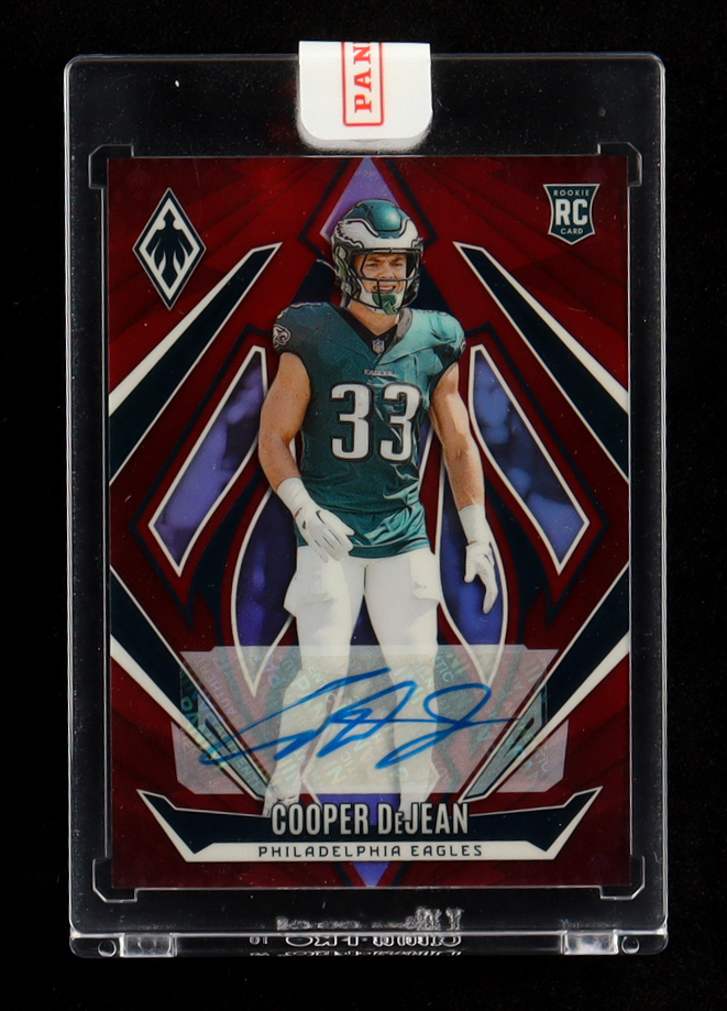 Cooper DeJean 2024 Panini Phoenix Rookie Autographs Red #171 #54/99 RC at PristineAuction.com Cooper DeJean 2024 Panini Phoenix Rookie Autographs Red #171 #54/99 RC at PristineAuction.com