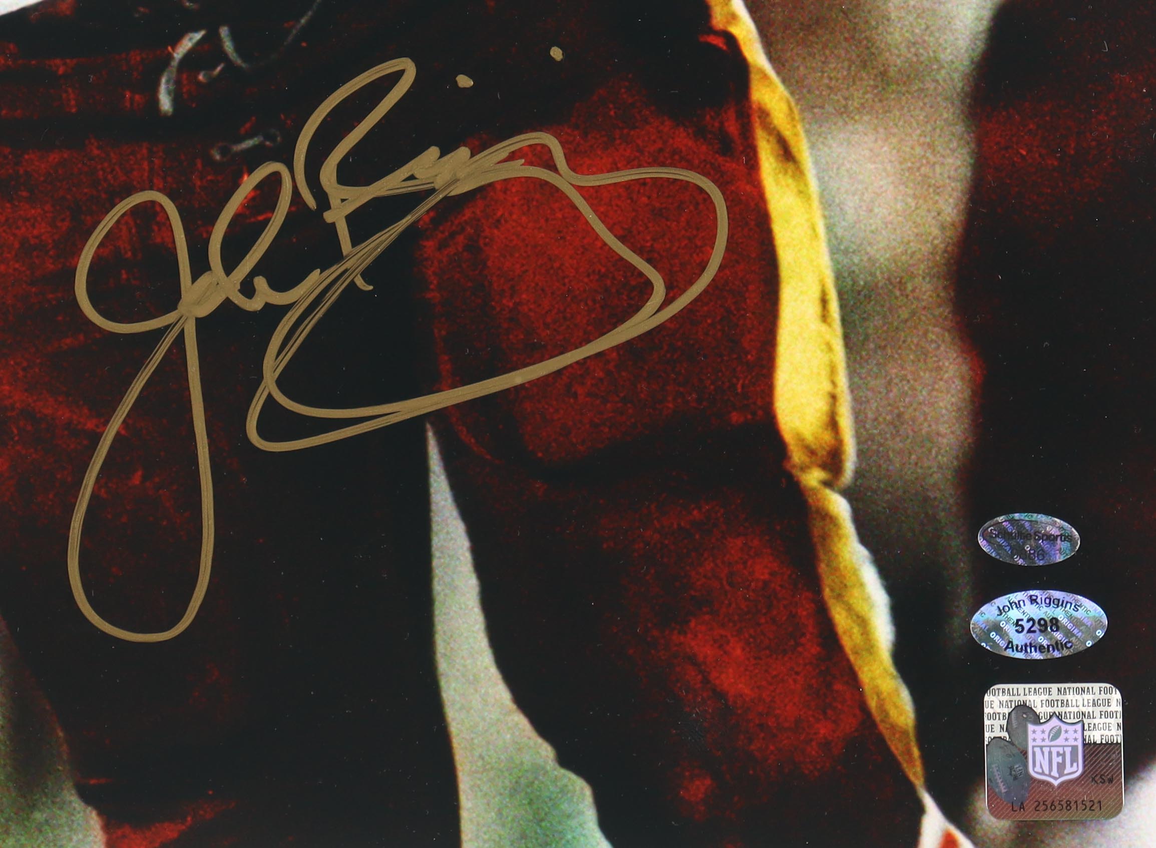 John Riggins Signed Redskins 16x20 Photo (Schulte & Riggins) at PristineAuction.com John Riggins Signed Redskins 16x20 Photo (Schulte & Riggins) at PristineAuction.com