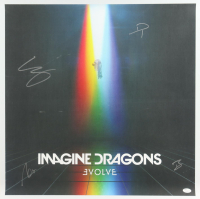 "Imagine Dragons" 24x24 Poster Band-Signed By (4) Ben Mckee, Daniel Platzman, Dan Reynolds, & Wayne Sermon (ACOA) at PristineAuction.com
