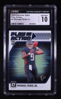 Michael Penix Jr. 2024 Donruss Optic Play Action #4 RC (CGC 10) at PristineAuction.com