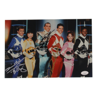 Jason David Frank, Austin St. John, & David Yost Signed "Mighty Morphin' Power Rangers" 8x12 Photo (JSA) at PristineAuction.com