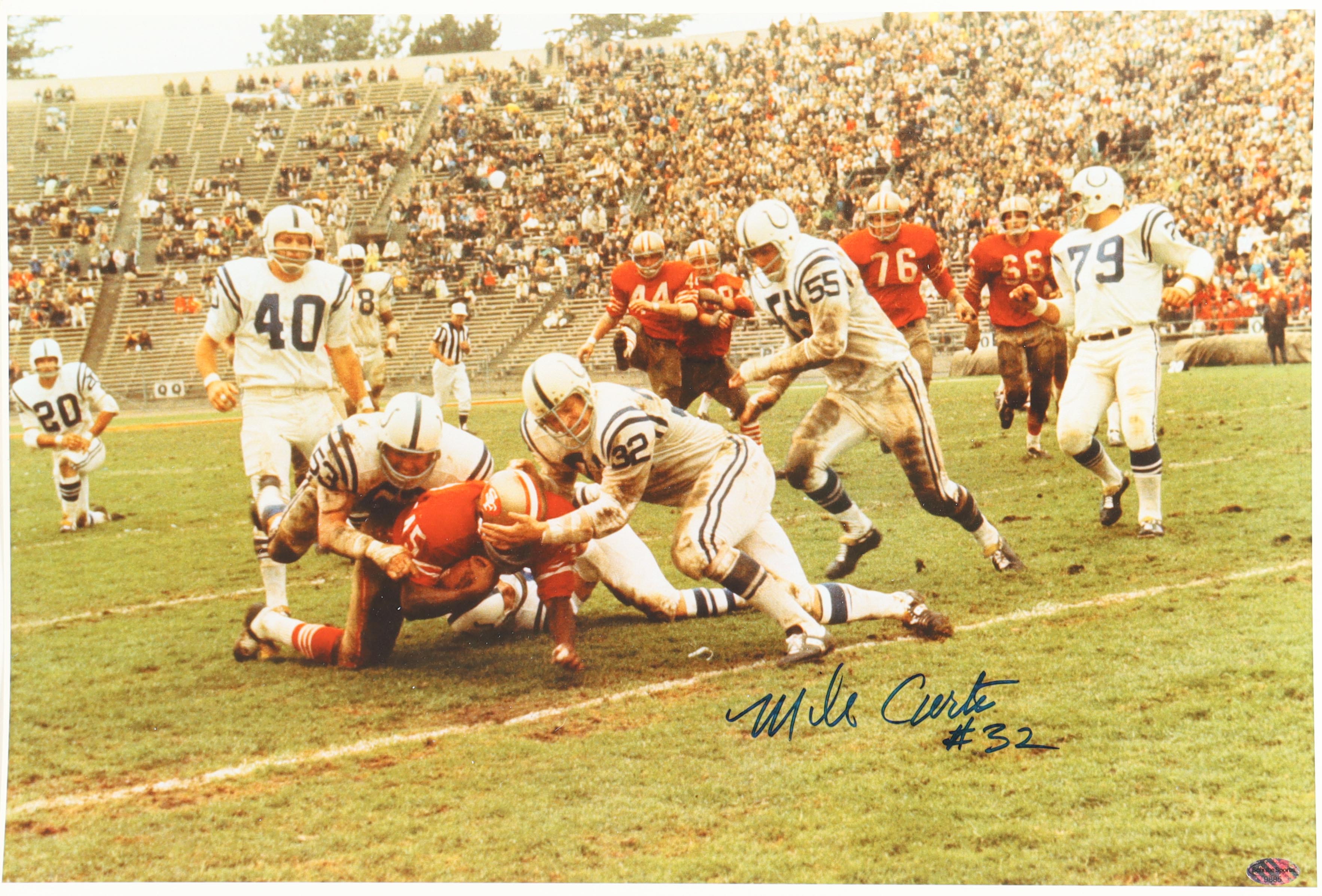 Mike Curtis Signed Colts 13x19 Photo (Schulte) at PristineAuction.com Mike Curtis Signed Colts 13x19 Photo (Schulte) at PristineAuction.com