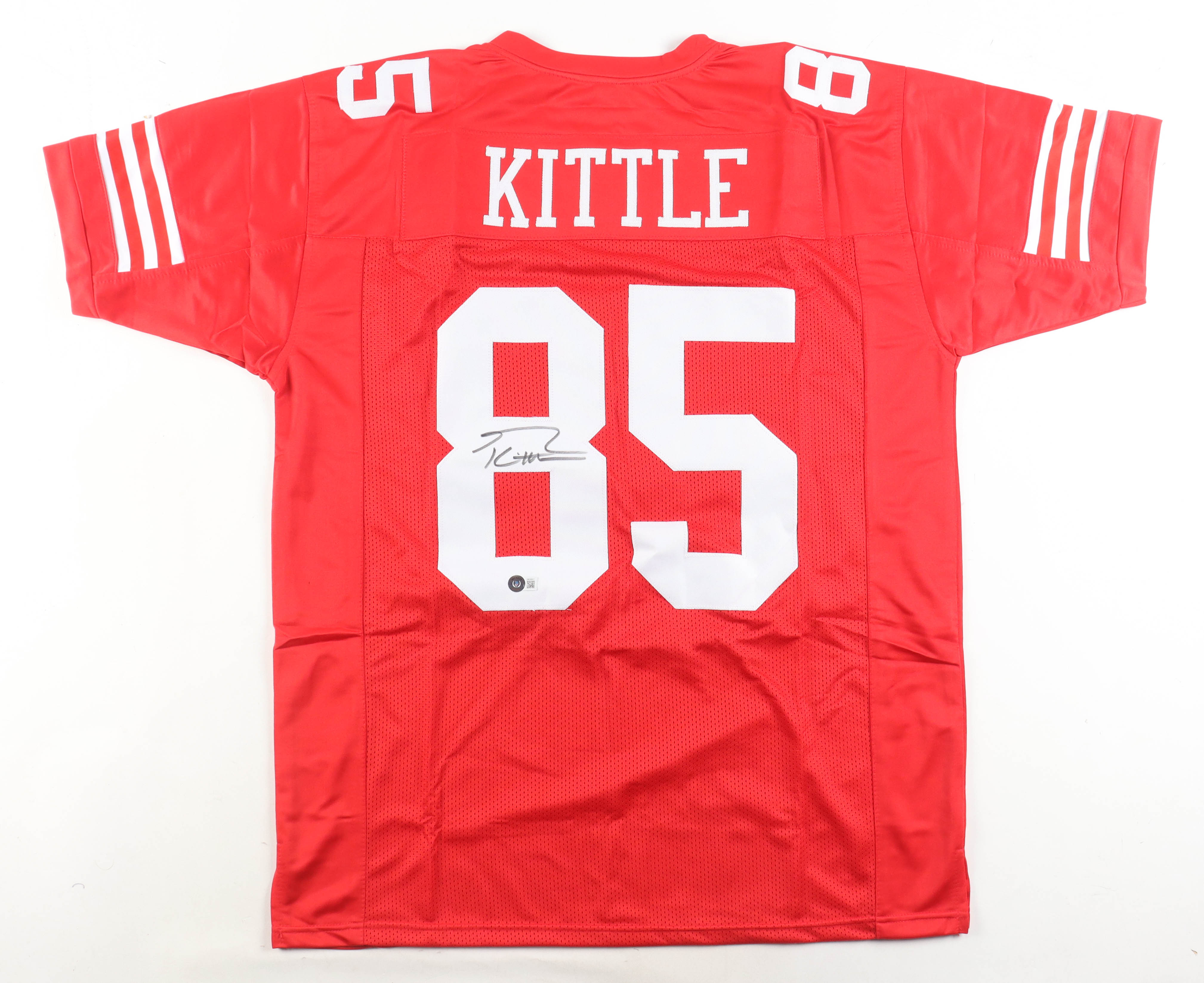 George Kittle Signed Jersey (Beckett) at PristineAuction.com George Kittle Signed Jersey (Beckett) at PristineAuction.com