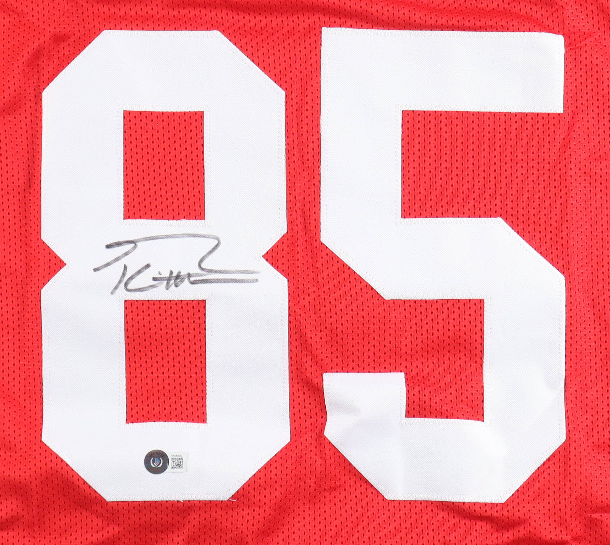 George Kittle Signed Jersey (Beckett) at PristineAuction.com George Kittle Signed Jersey (Beckett) at PristineAuction.com