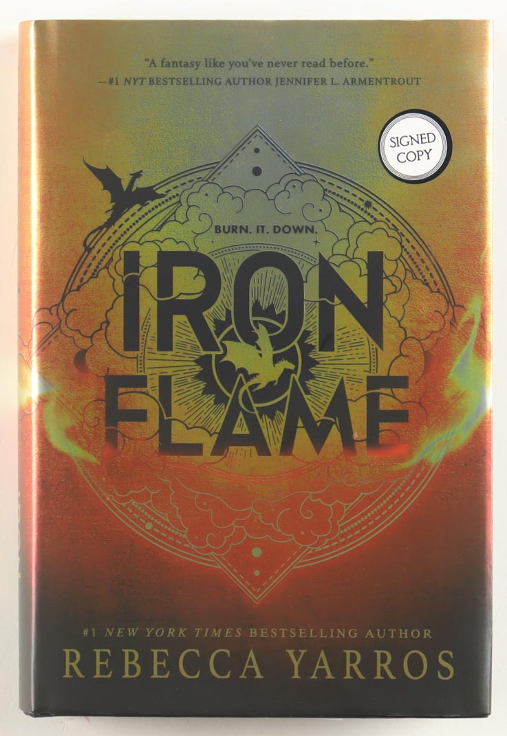 Rebecca Yarros Signed "Iron Flame" Hardcover Book (ACOA) at PristineAuction.com Rebecca Yarros Signed "Iron Flame" Hardcover Book (ACOA) at PristineAuction.com