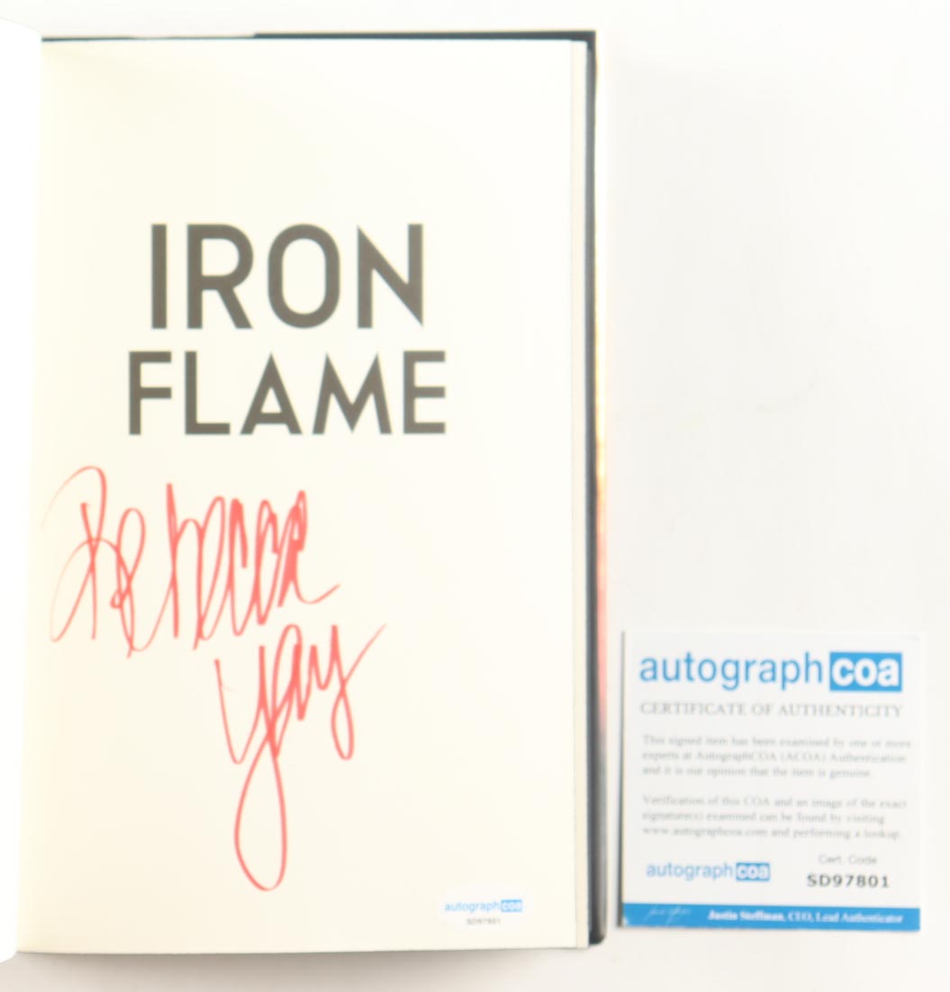 Rebecca Yarros Signed "Iron Flame" Hardcover Book (ACOA) at PristineAuction.com Rebecca Yarros Signed "Iron Flame" Hardcover Book (ACOA) at PristineAuction.com