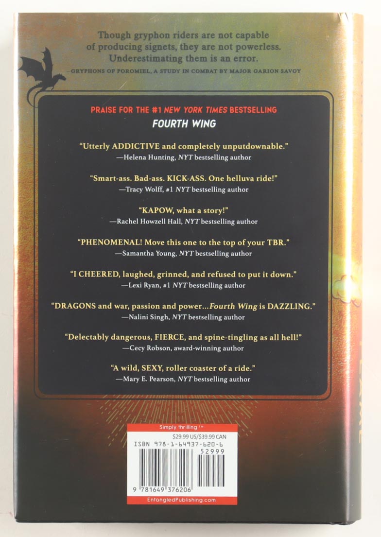 Rebecca Yarros Signed "Iron Flame" Hardcover Book (ACOA) at PristineAuction.com Rebecca Yarros Signed "Iron Flame" Hardcover Book (ACOA) at PristineAuction.com