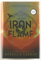 Rebecca Yarros Signed "Iron Flame" Hardcover Book (ACOA) at PristineAuction.com